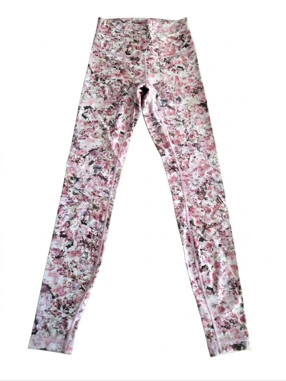 Lululemon Align Leggings — "Pink Blossom" Print Size 4